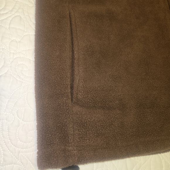 Winchester Men's Brown Fleece Vest Size L #234 - Picture 3 of 8